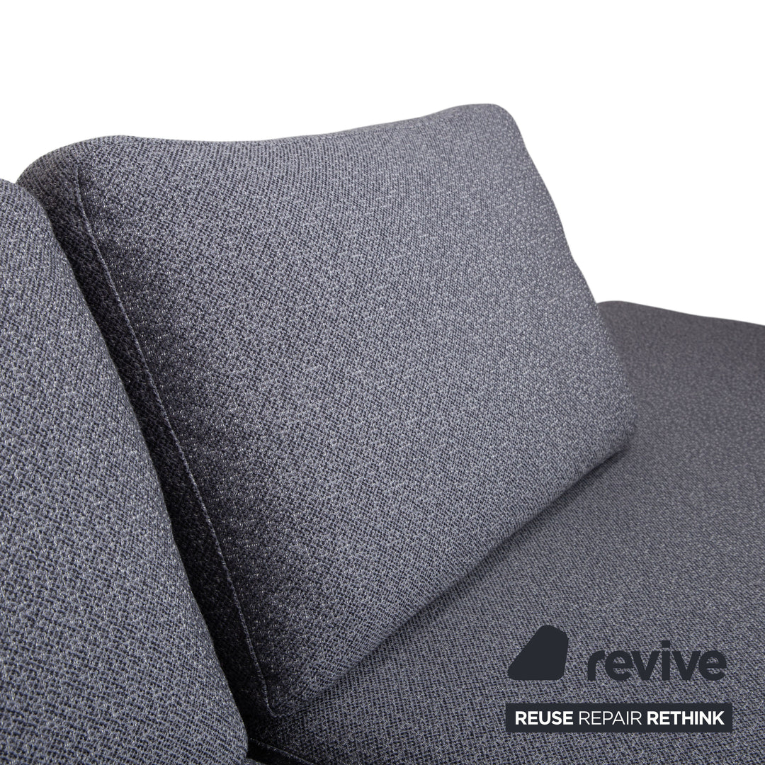 COR Conseta Stoff Ecksofa Grau Sofa Couch