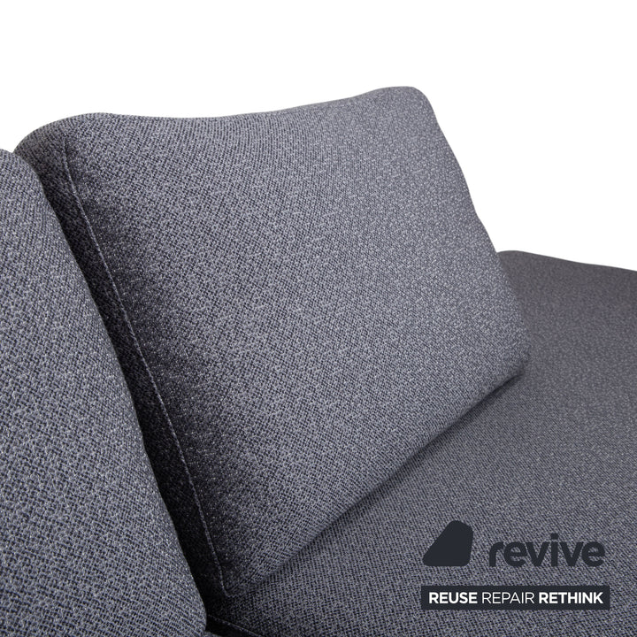 COR Conseta Stoff Ecksofa Grau Sofa Couch