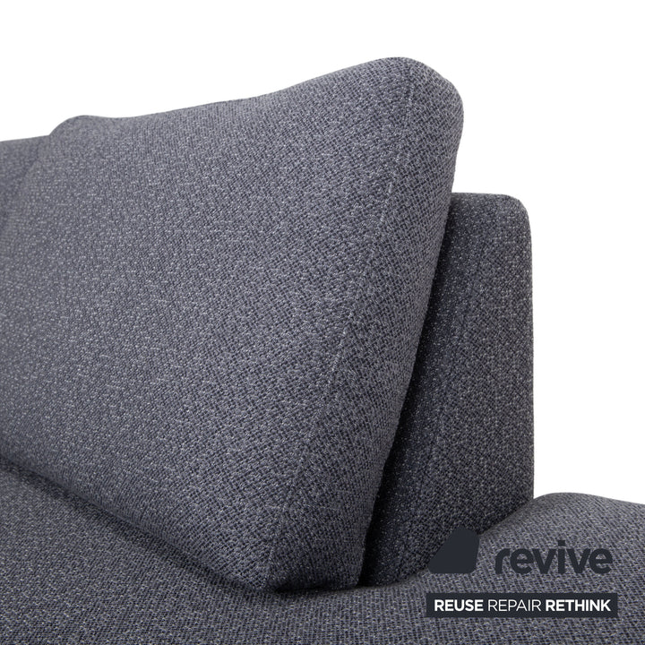 COR Conseta Stoff Ecksofa Grau Sofa Couch