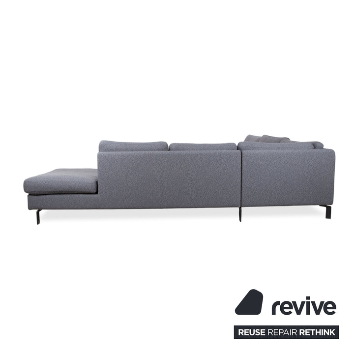 COR Conseta Stoff Ecksofa Grau Sofa Couch