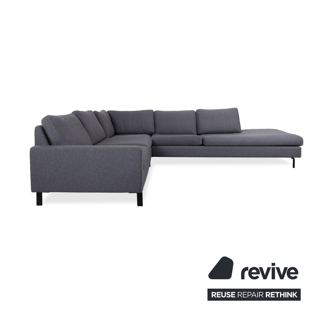 COR Conseta Stoff Ecksofa Grau Sofa Couch