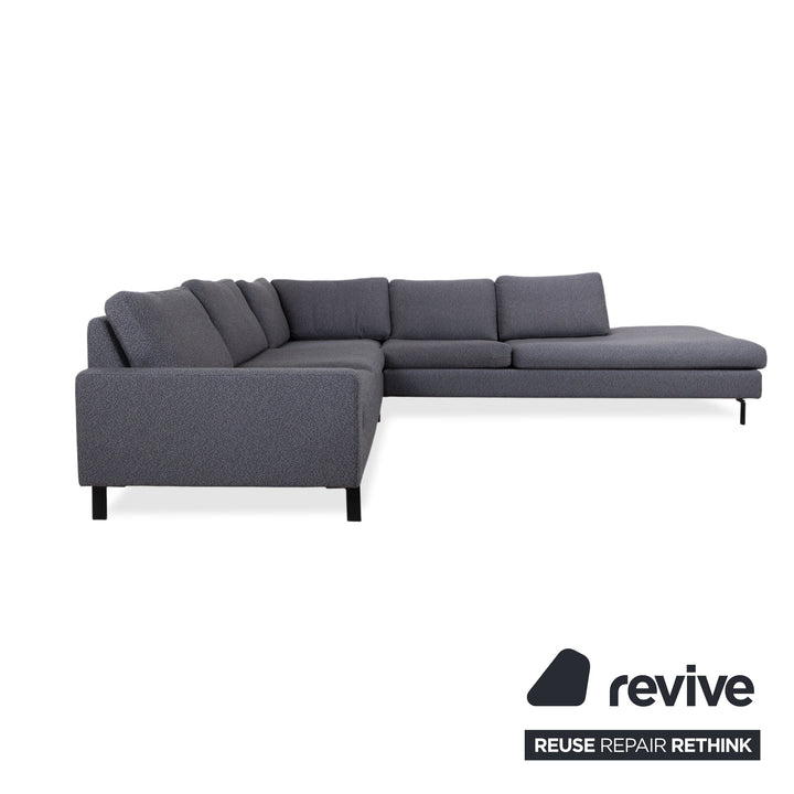 COR Conseta Stoff Ecksofa Grau Sofa Couch