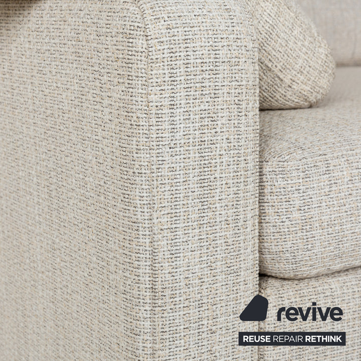 Canapé deux places en tissu Cor Conseta beige