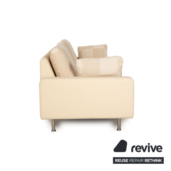Cor Conseta Stoff Zweisitzer Creme Beige Sofa Couch