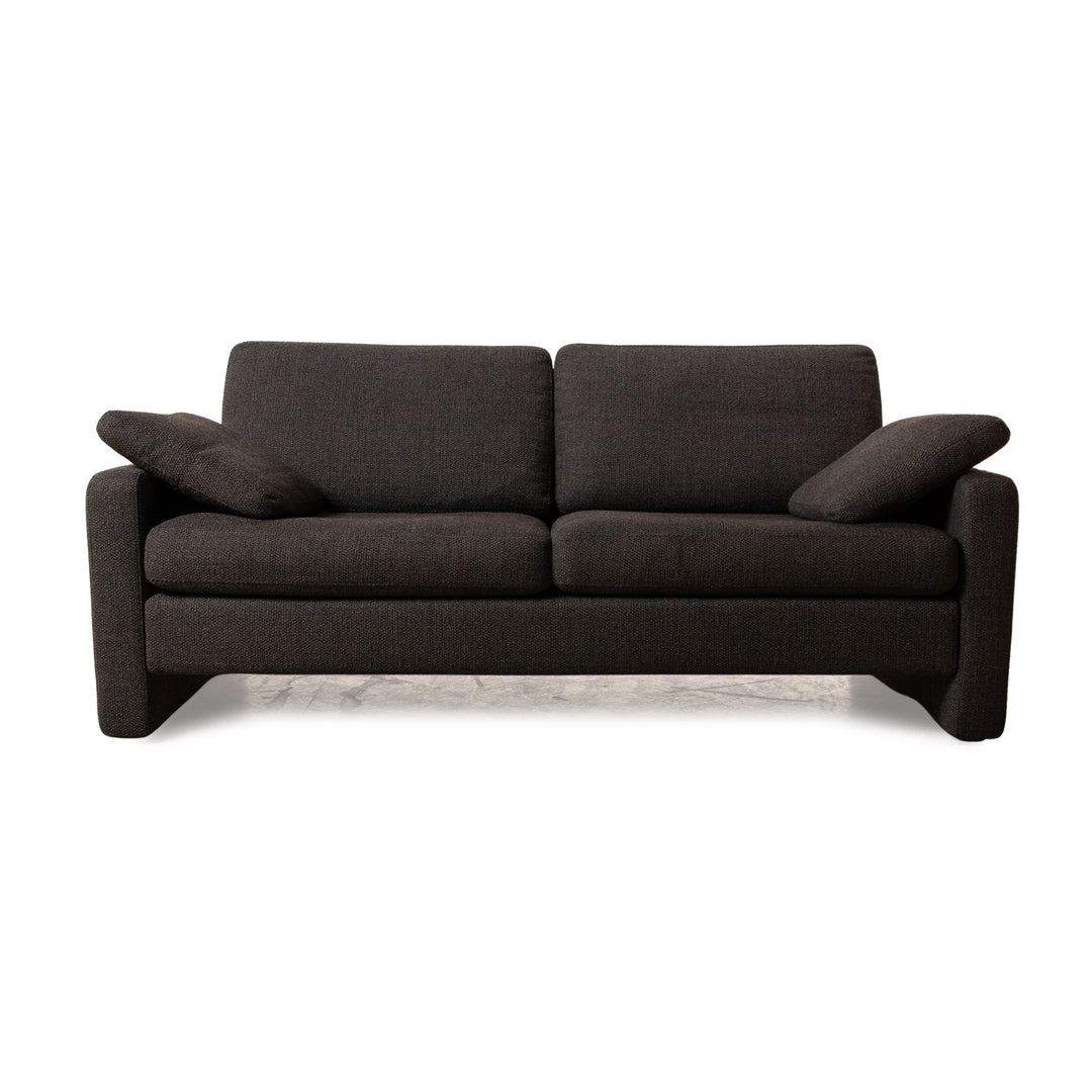 Cor Conseta Stoff Zweisitzer Grau Sofa Couch