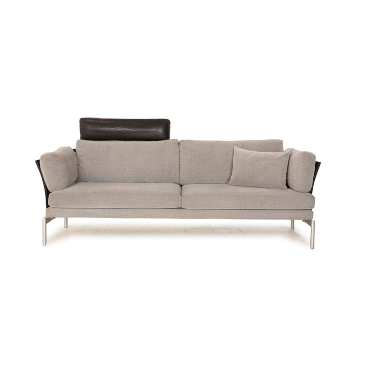 Canapé trois places en tissu Cor Folio gris
