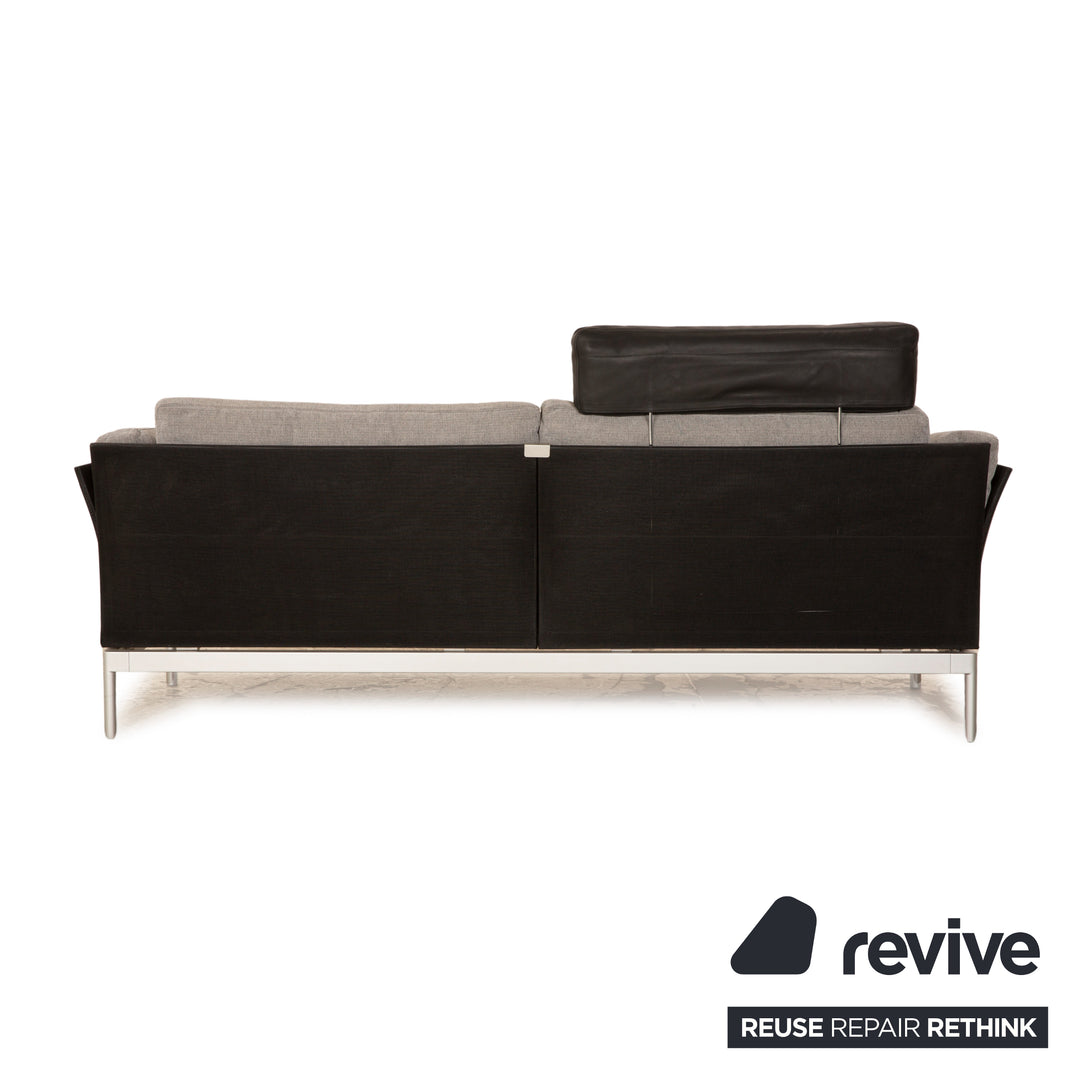 Canapé trois places en tissu Cor Folio gris
