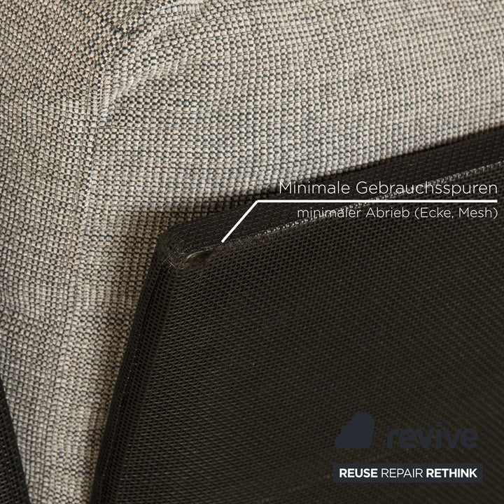 Canapé trois places en tissu Cor Folio gris