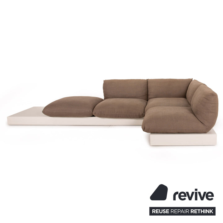 Cor Jalis Fabric Sofa Brown Corner Sofa Couch