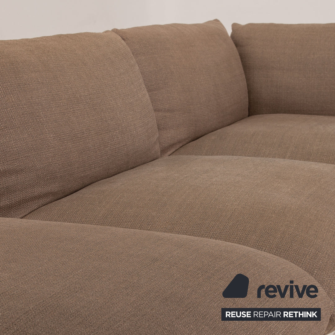 Cor Jalis Fabric Sofa Brown Corner Sofa Couch