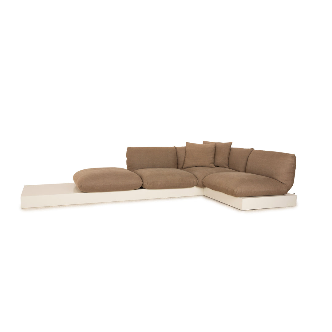 Cor Jalis Fabric Sofa Brown Corner Sofa Couch