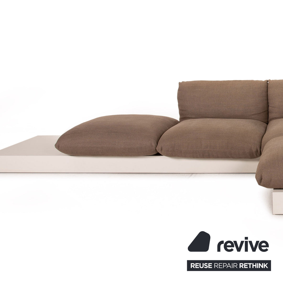 Cor Jalis Fabric Sofa Brown Corner Sofa Couch