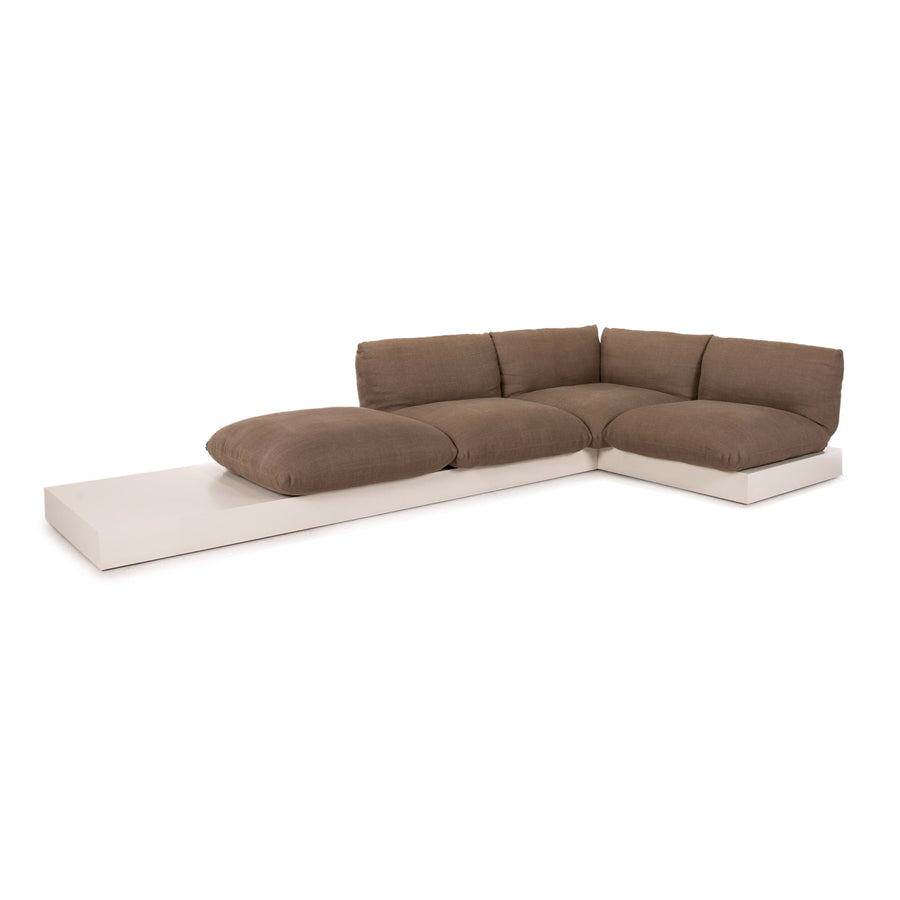 Cor Jalis Fabric Sofa Brown Corner Sofa Couch