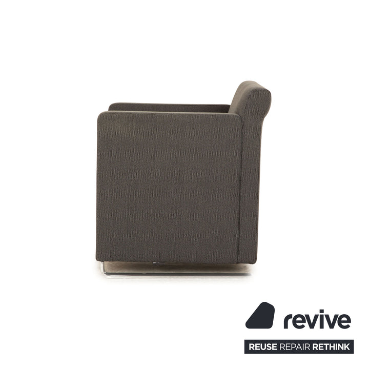 Fauteuil Cor Quandt en tissu gris