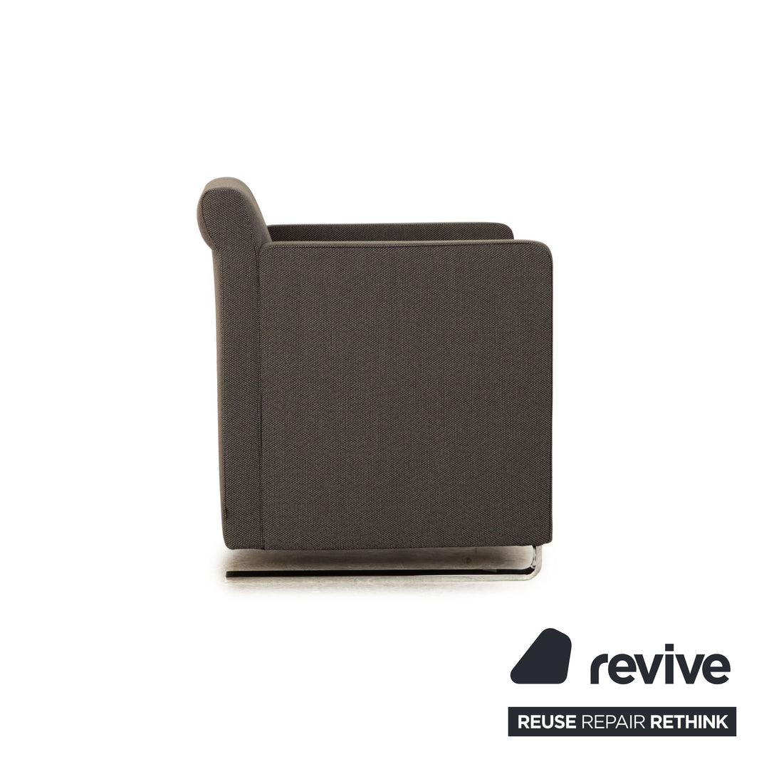 Fauteuil Cor Quandt en tissu gris
