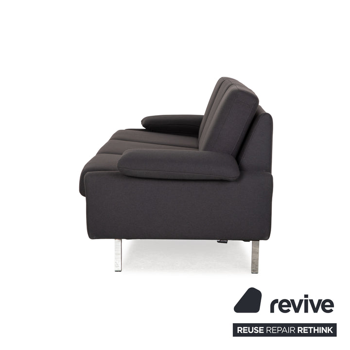 Cor Sedia Stoff Dreisitzer Grau Sofa Couch