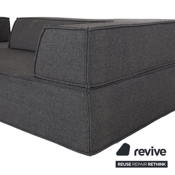 COR Trio Stoff Ecksofa Grau Sofa Couch