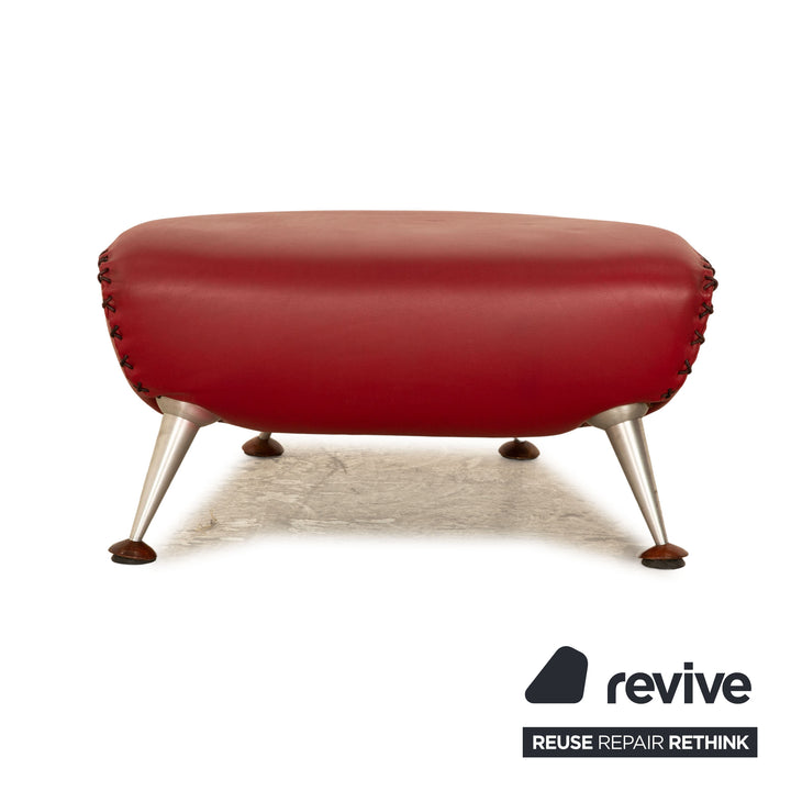 de Sede DS 102 tabouret en cuir rouge