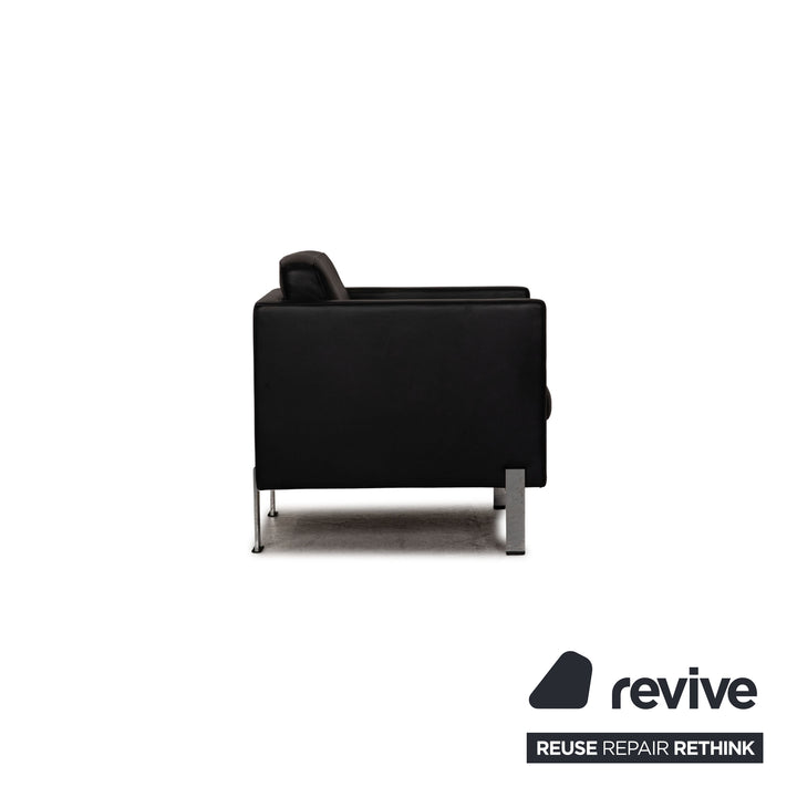 de sede ds 118 Leder Sessel Garnitur Schwarz