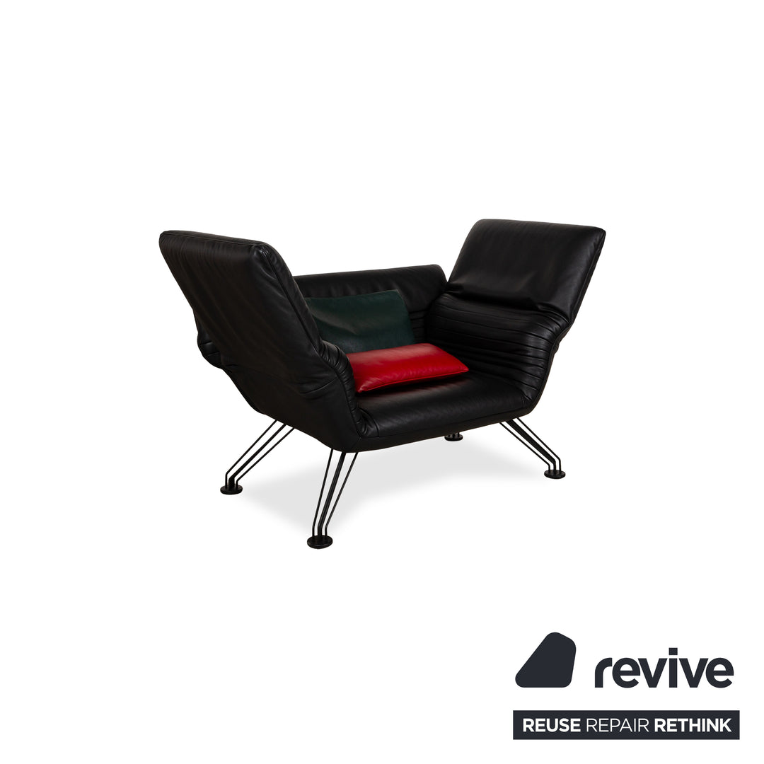 de Sede DS-142 Leder Sessel Schwarz