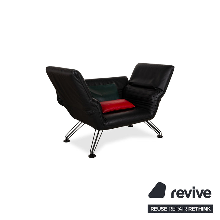 de Sede DS-142 Leder Sessel Schwarz