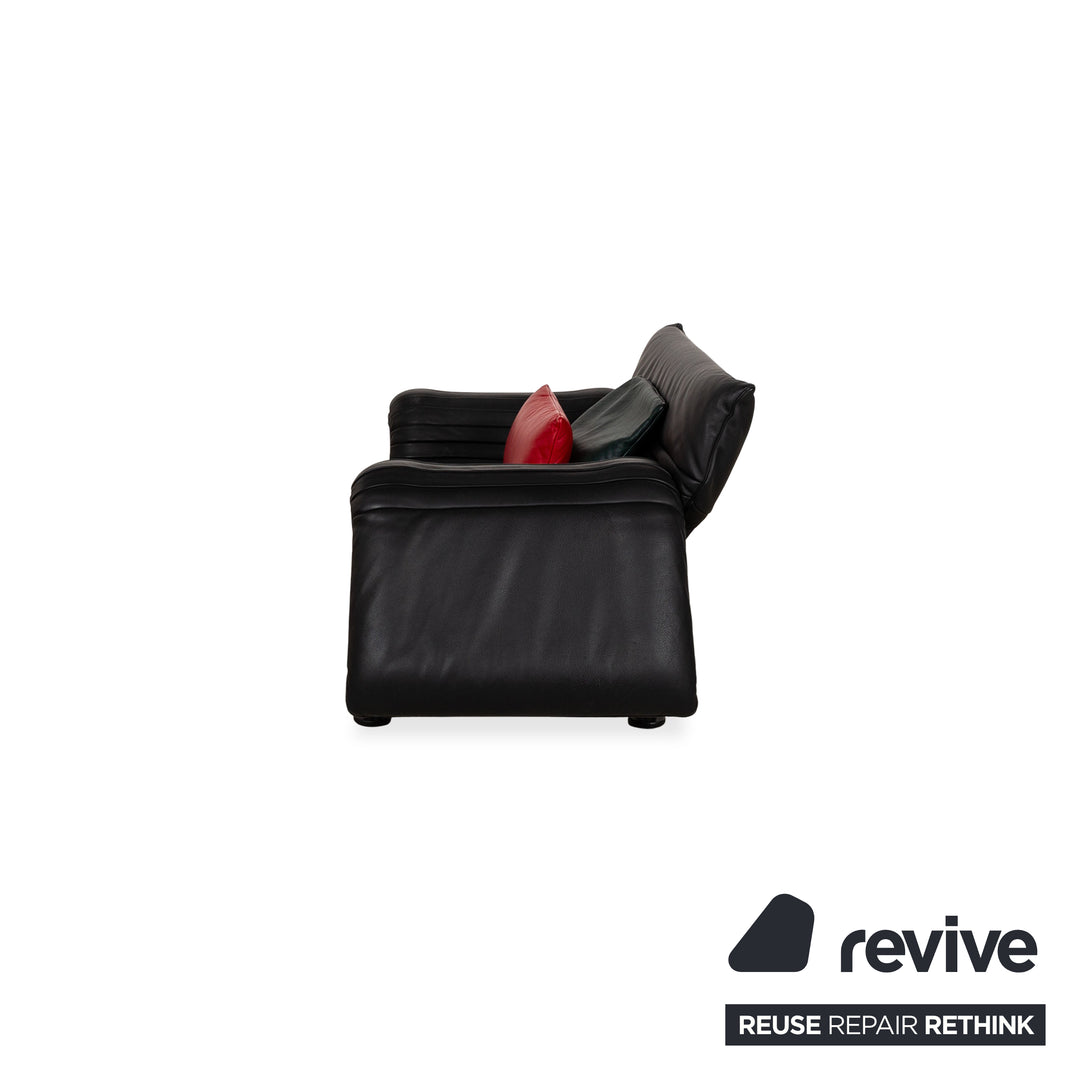 de Sede DS-142 Leder Sessel Schwarz