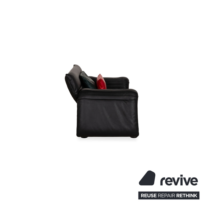 de Sede DS-142 Leder Sessel Schwarz