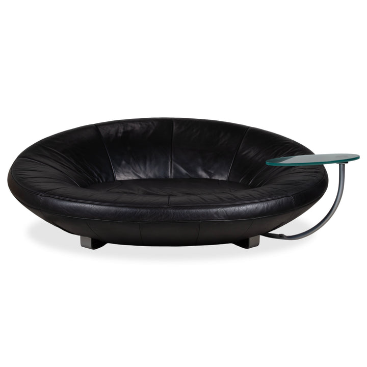 De Sede DS-152 Leder Zweisitzer Schwarz Sofa Couch