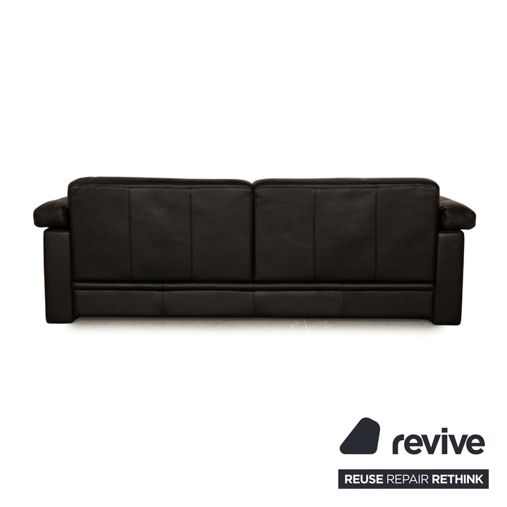 de Sede DS 116 Leder Dreisitzer Schwarz Sofa Couch