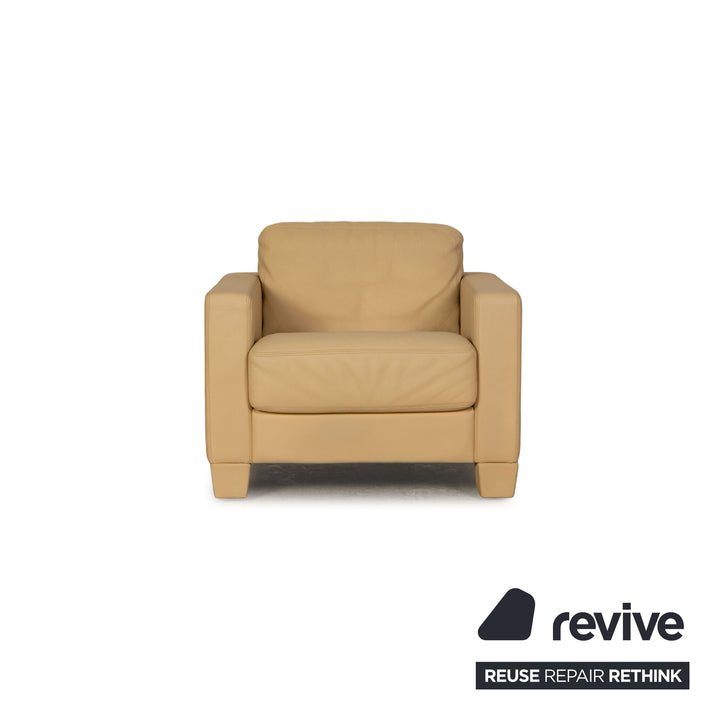 de Sede DS 17 leather armchair beige