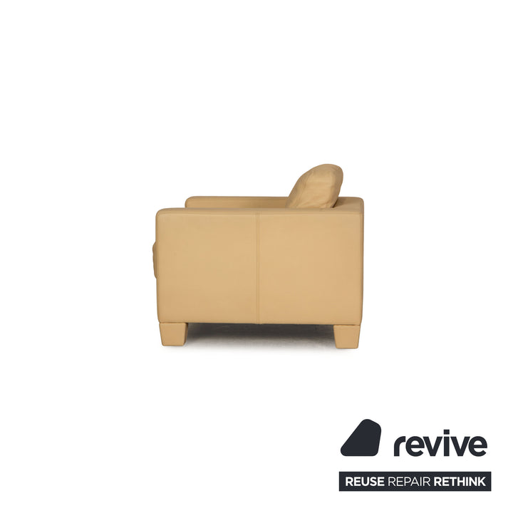 de Sede DS 17 leather armchair beige