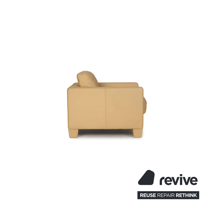 de Sede DS 17 leather armchair beige