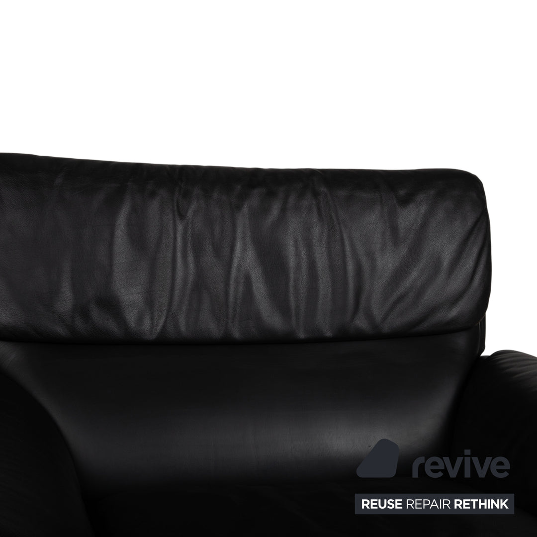 de Sede DS-2011 Leder Sessel Schwarz