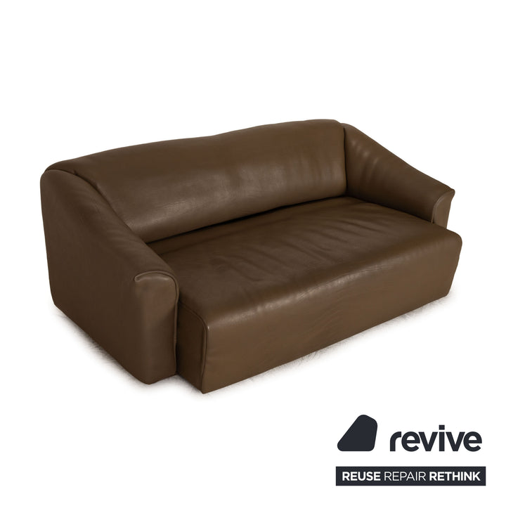 de Sede DS 47 Leder Dreisitzer Braun Sofa Couch