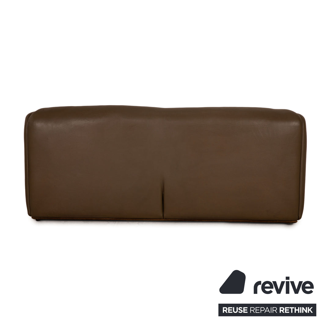 de Sede DS 47 Leder Dreisitzer Braun Sofa Couch