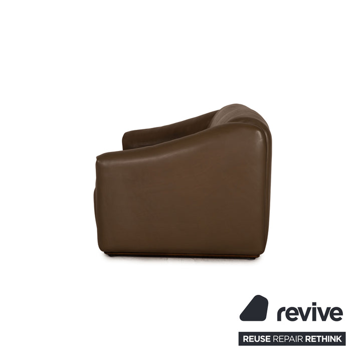 de Sede DS 47 Leder Dreisitzer Braun Sofa Couch