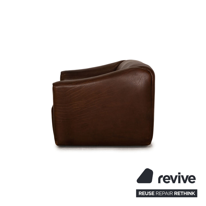 de Sede ds 47 Leder Sofa Garnitur Braun Zweisitzer Couch