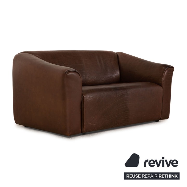 de Sede ds 47 Leder Sofa Garnitur Braun Zweisitzer Couch
