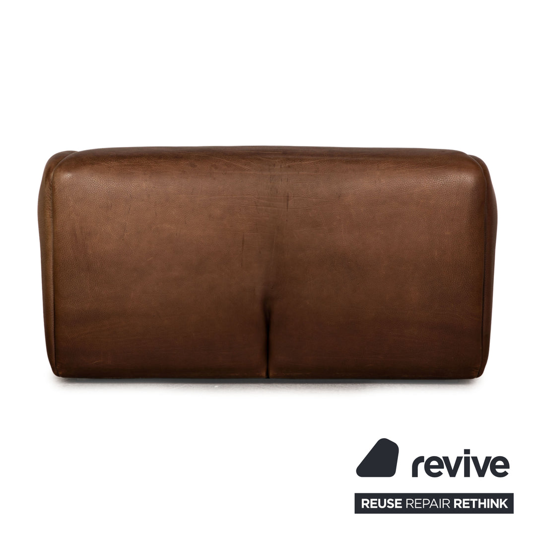 de Sede ds 47 Leder Sofa Garnitur Braun Zweisitzer Couch