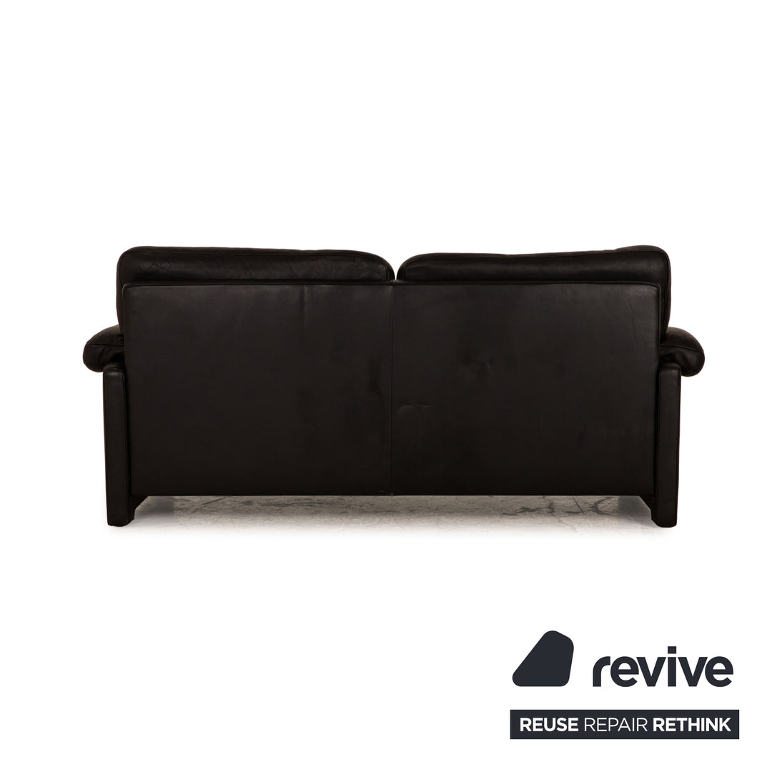 de Sede ds 70 Leder Zweisitzer Schwarz Sofa Couch
