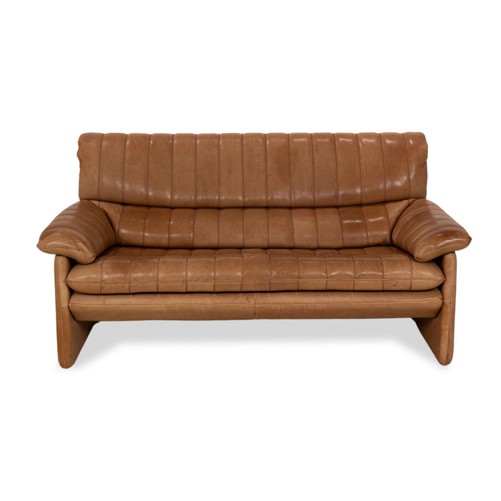 De Sede DS-86 Leder Zweisitzer Braun Sofa Couch