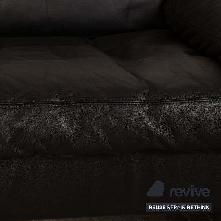 de Sede Leder Sessel Schwarz