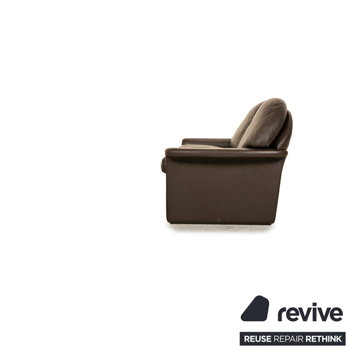de Sede Leder Zweisitzer Braun Sofa Couch