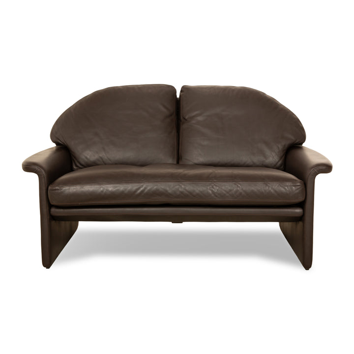 de Sede Leder Zweisitzer Braun Sofa Couch