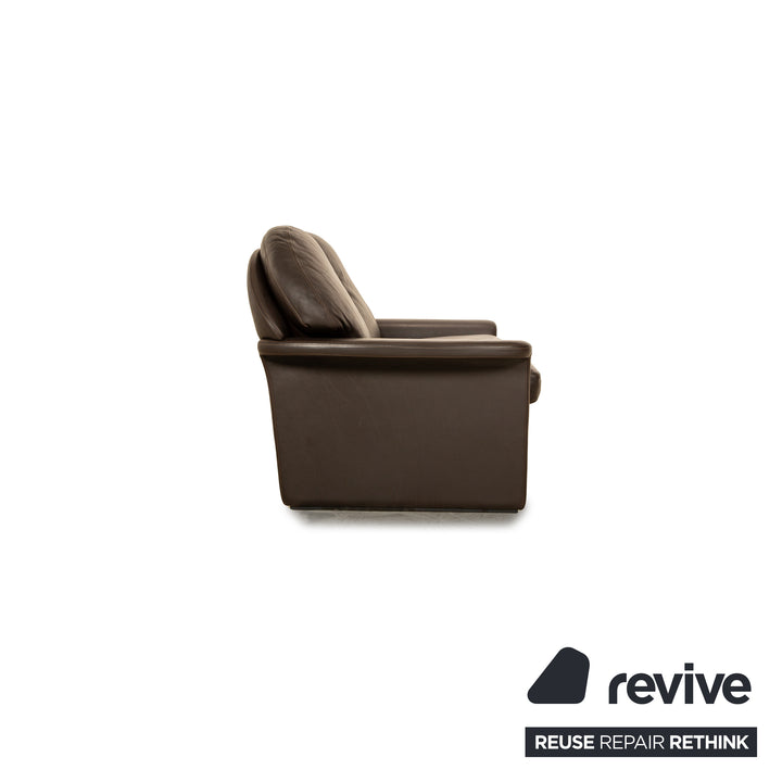 de Sede Leder Zweisitzer Braun Sofa Couch