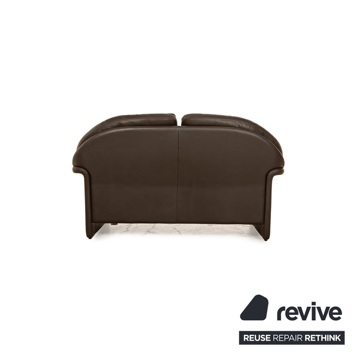 de Sede Leder Zweisitzer Braun Sofa Couch