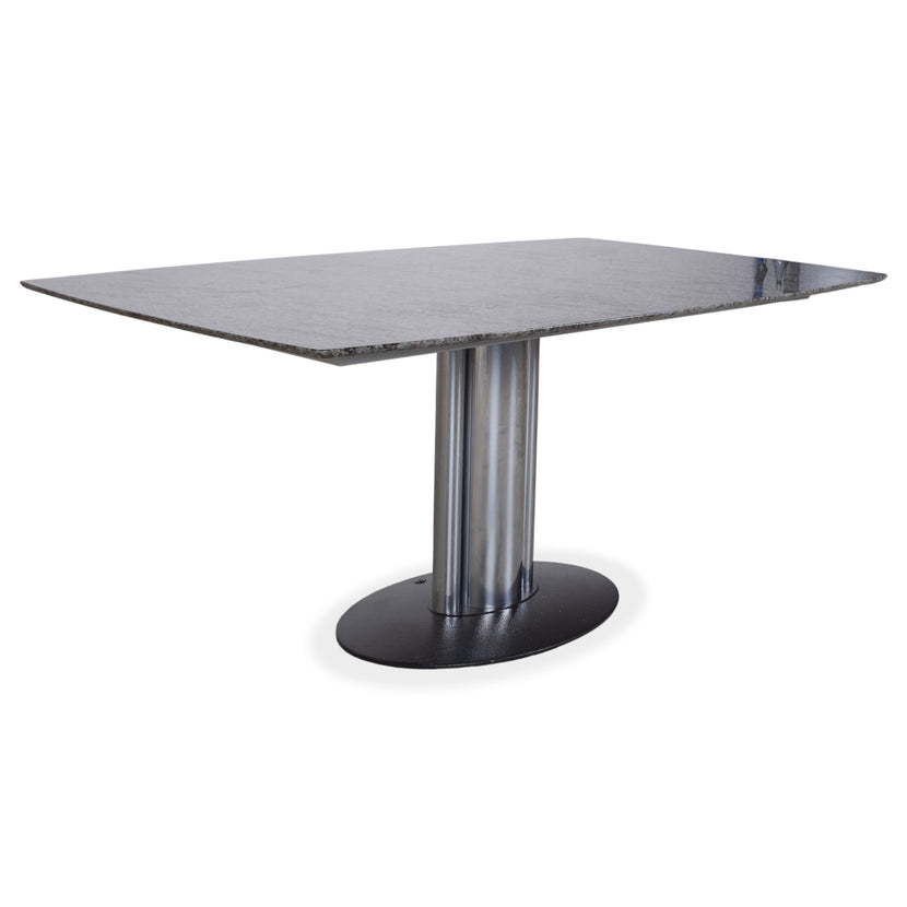 Draenert Adler 1224 Granit-Esstisch Grau Silber 170 x 105 cm