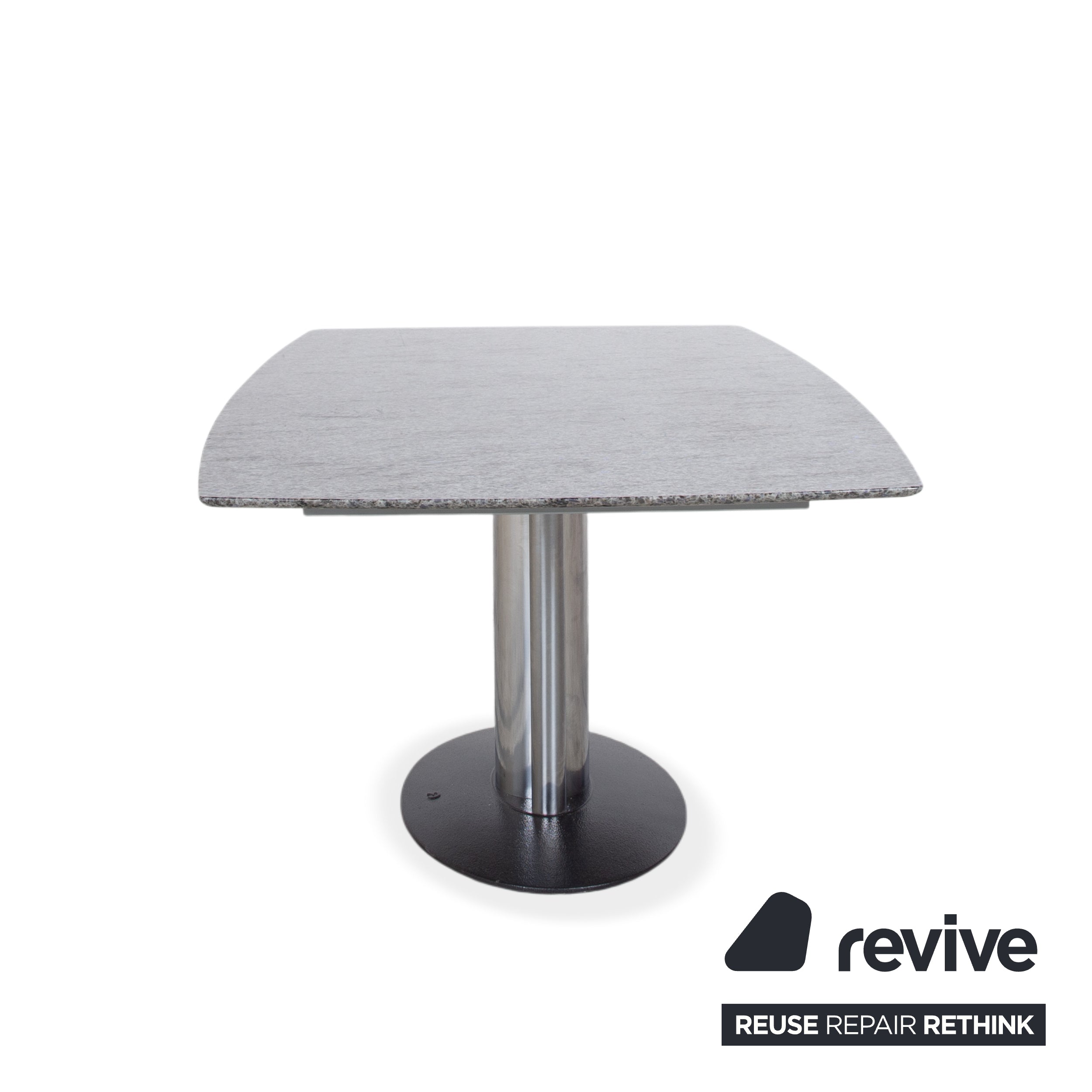 Draenert Adler 1224 Granit-Esstisch Grau Silber 170 x 105 cm