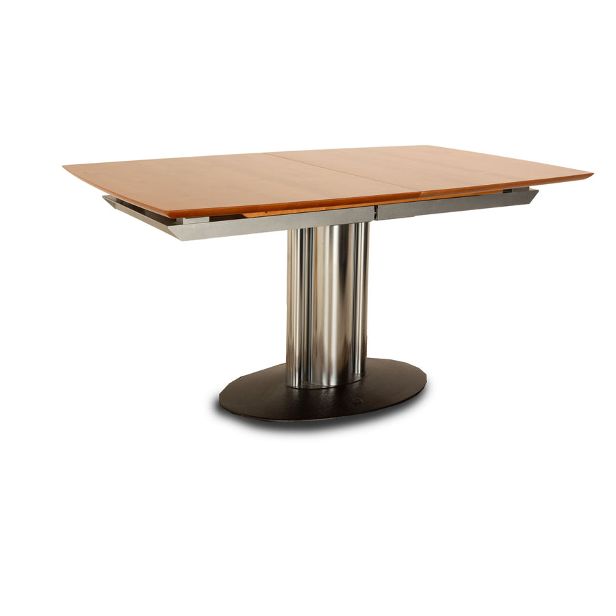 Draenert Adler 2 No. 1224 table à manger en bois érable marron fonction extensible 150/209 x 74 x 95