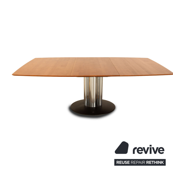 Draenert Adler 2 No. 1224 table à manger en bois érable marron fonction extensible 150/209 x 74 x 95